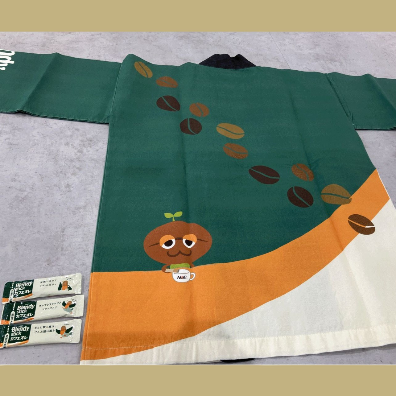 「かみのいとOJO⁺」を活用したイベント用法被を制作
～味の素AGFとともに発信する、環境への取り組み～